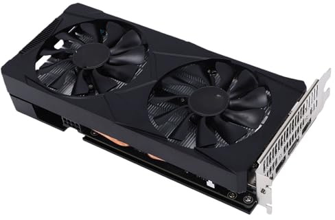 Plyisty RTX 3060-Grafikkarte, 6 GB GDDR6 192-Bit-Gaming-Grafikkarte für Desktop-PC, Dual-Lüfter-Kühlung, Ray Tracing DLSS-Unterstützung, 1080p 2K AAA-Spiele, 2X HDMI 2X DP GA106 GPU