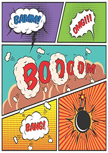Blanko Comic Buch zum selber zeichnen: 100 Seiten mit leeren Comic Rastern zum selberzeichnen - Comics & Mangas zeichnen - dickes Zeichenpapier