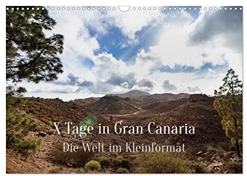 X Tage Gran Canaria – Die Welt im Kleinformat (Wandkalender 2026 DIN A3 quer), CALVENDO Monatskalender: Kommen Sie mit auf die Insel Gran Canaria, die ... Vielfältigkeit verzaubern. (CALVENDO Orte)