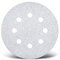 MENZER White Klett-Schleifscheiben, 125 mm, 8-Loch, f. Exzenterschleifer, Normalkorund (50 Stk.) K120