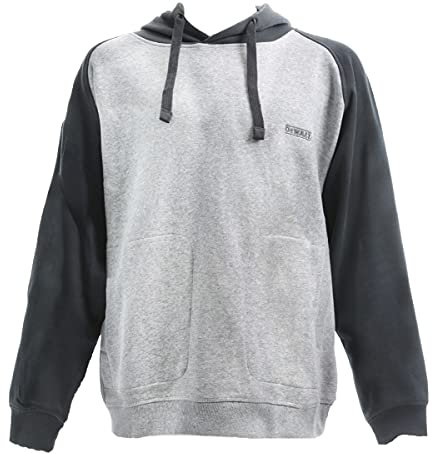Dewalt Cyclone Hooded SS L Hooded Sweatshirt, Large, Grey