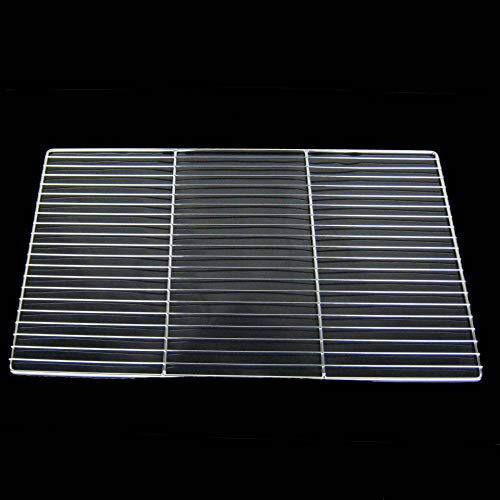 airbrush-city Grillrost Grillgitter Grill Rost Grillaufsatz 53x32,5cm verchromt eckig GN1/1