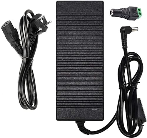 10A 120W DC12V Netzteil Trafo Netzadapter Adapter Transformatoren Eurostecker für DC12V LED Strip Lichtband Leiste, TFT LCD Monitor Kamera PicoPS,Euro Stecker 5,5 * 2,5/2,1mm