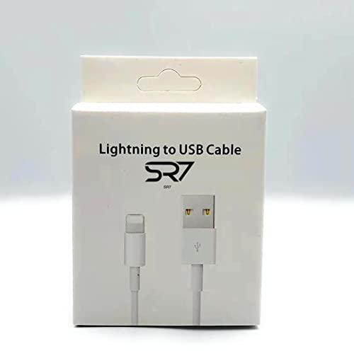 MUNAA iPhone Charger Cable 1m Compatible With iPhone 12/13/X/8/7/6, iPad - Lightning Charging Lead