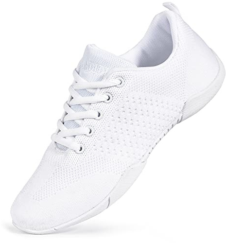 CADIDL Cheer Shoes Women White Cheerleading Shoes for Girls & Youth 8.5 (M) US