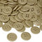 AERZETIX - C56517 - Satz von 100 Knöpfe zum nähen runden Ø15x3 mm mit 4 löchern - farbe dunkelbeige 24L L24 - aus kunststoff - öffnung 2 mm - kurzwaren nähen kleidung mode stricken decoration