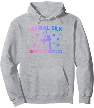 Aerial Yoga Aerial Silk ist mein Kardio Gymnastik Pullover Hoodie