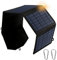 Jadeshay Panel Solar 40W Cargador Solar Portátil Impermeable Placa Solar Plegable, Al Aire Libre Panel Solar Plegable para teléfono Inteligente, Tableta, Exterior, Camping