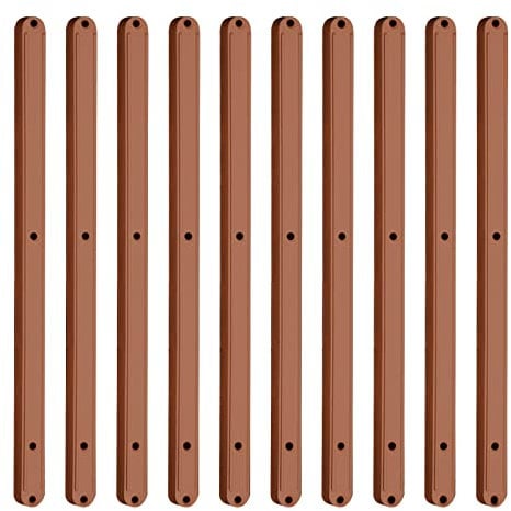 Estructuras para cajones de plástico, guías para armario y cajones móviles (marrón, 235 mm)