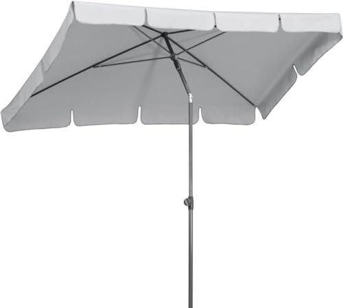 Schneider Sonnenschirm Aquila silbergrau 265 x 150 cm Sonnenschirm