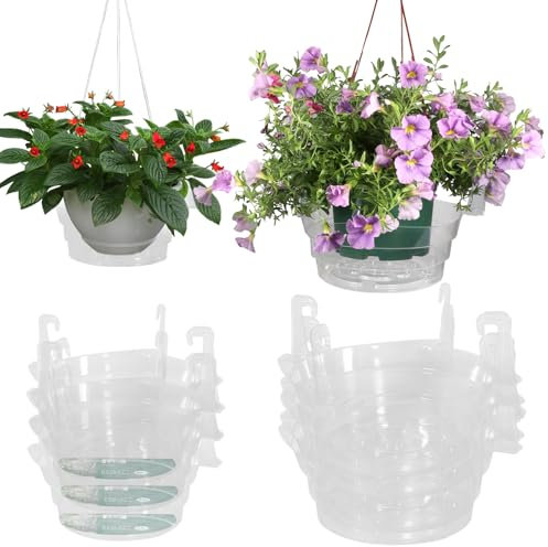 Ceuissp Plant Drip Tray for Hanging Pots, Water Catcher, Drainage Saucer