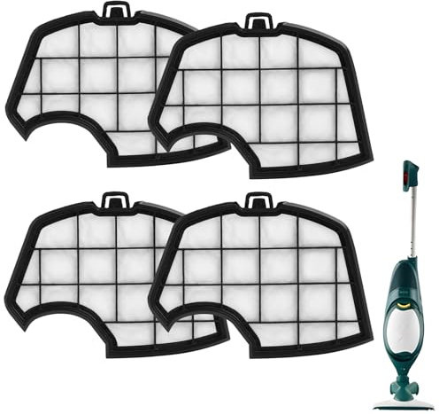 4 Pezzi Filtri per Folletto VK140 VK150, Filtro Motore di ricambio per Folletto VK140 VK150 FP140 FP150, Filtri Motore di Ricambio per Lavabile e Riutilizzabile, per Aspirapolvere Vorwerk Folletto