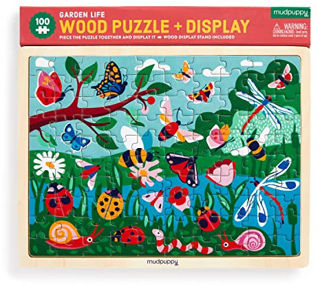 Garden Life 100 Piece Wood Puzzle + Display