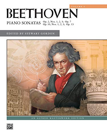 Beethoven -- Piano Sonatas, Vol 1: Nos. 1-8: Op. 2, Nos. 1, 2, 3; Op 7, Op 10, Nos 1, 2, 3; Op.13 (Alfred Masterwork Edition, Band 1)