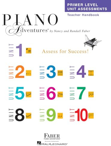 Primer Level Unit Assessments Teacher Handbook - Piano Adventures by Nancy and Randall Faber