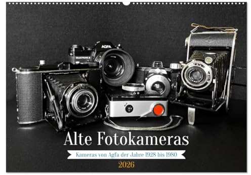 Alte Fotokameras - Kameras von Agfa der Jahre 1928 bis 1980 (Wandkalender 2026 DIN A2 quer), CALVENDO Monatskalender: Fotografieren für alle (CALVENDO Technologie)