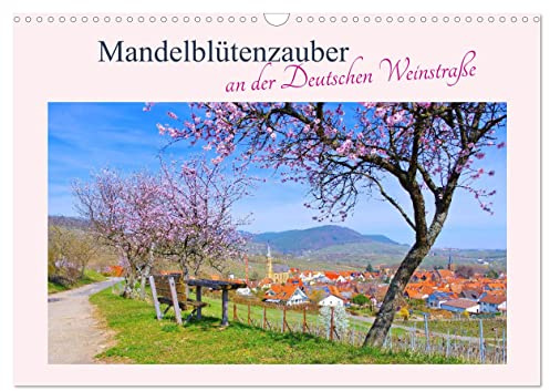 Mandelblütenzauber an der Deutschen Weinstraße (Wandkalender 2026 DIN A3 quer), CALVENDO Monatskalender: Mandelblüte in der Pfalz (CALVENDO Orte)