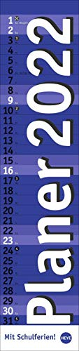 Planer long, blau Kalender 2022