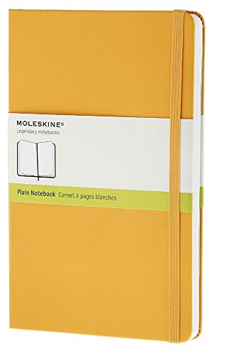Moleskine Notebook Plain Yellow Orange