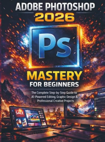 Adobe Photoshop 2026 Mastery For Beginners: The Complete Step-by-Step Guide to AI-Powered Editing, Graphic Design & Professional Creative Projects