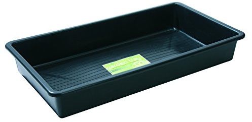 Tierra Garden GP100B Chief Tan Garden Tray, Black
