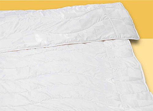 Traumina Cube Leinen Solo Einziehdecke Wärmeklasse 1 Größe 155x220 cm
