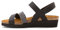 NAOT Damen 7807-nct Sandalen, Schwarz matt Lthr/Schwarz mit silbernen Nieten, 39/39.5 EU Schmal