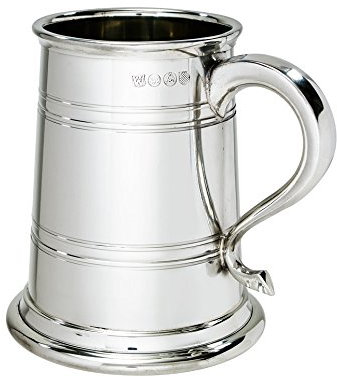 Wentworth Pewter Heeley Bierkrug mit Zinnfutter, ca. 1 l