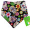 Dimples Hundehalstuch - Mexikanische Totenköpfe Schwarz - Für Kleine, Mittlere und Große Hunde, Welpen und Katzen - Besitzer Geschenk - Handgemachtes Accessoire 60cm