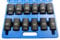 US PRO B1360 12 llaves de impacto profundo DR 6PT métricas 24-41 mm 1360, azul