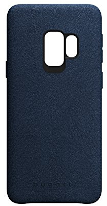 Bugatti Samsung Galaxy S9 Porto Ultrasuede Snap Case in Blue
