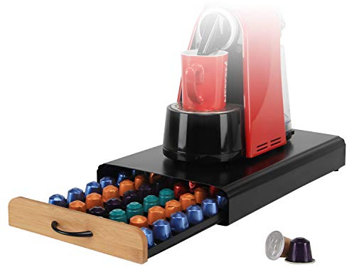 FlagShip support de dosette Café Capsule écran tiroir de rangement pour Original Pods 60 Pods noir