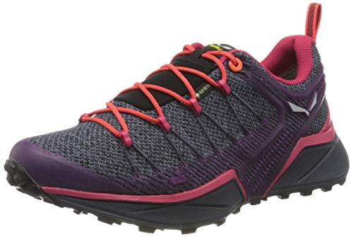 Salewa Dropline Gore-Tex Scarpe da Speed Hiking da Donna, Blu, 4.5