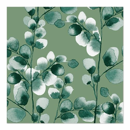 PAPSTAR 200 Servietten, 3-lagig 1/4-Falz 33 cm x 33 cm Eucalyptus