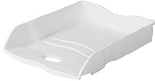 HAN Briefablage Re-LOOP - 6 STÜCK, 100% recycled, Dokumentenablage, Briefkorb, Briefhalter, Papierablage, bis Format DIN A4/C4 Unterlagen, 10298-912, weiß