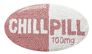 Peking Handicraft Chill Pill Hakenkissen (Rosa)