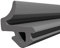 DQ-PP Fensterdichtung | Schwarz | 100 m | S-835X | Für VEKA PVC Fenster | Gummidichtug Dichtband | Kunststofffensterdichtungen | Profildichtung Türdichtung