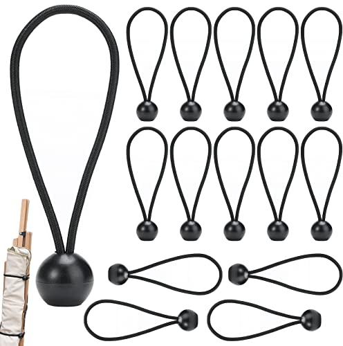 15 Pièces tendeur Elastique Sandow bache Piscine bâches et Sangles,tendeurs bache Piscine tendeur,Elastique bache remorque,Corde Elastique pour bache pour bache pour Pavillon, Bâche, Camping, Tente