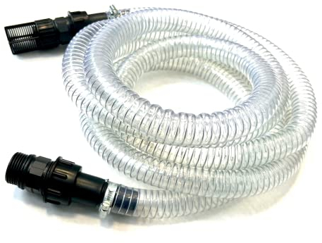 IBO Ansaugschlauch 4 Meter Länge 1 Zoll Absaugschlauch Saugschlauch für Hydropumpen Wasserentnahme aus Schachtbrunnen und Tiefbrunnen Pumpen-Zubehör