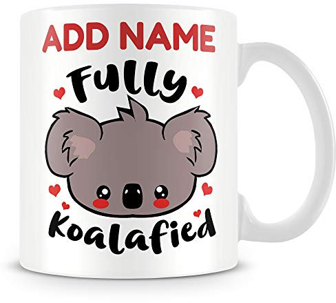 YINGD Taza de graduación personalizada, regalo totalmente koalificada