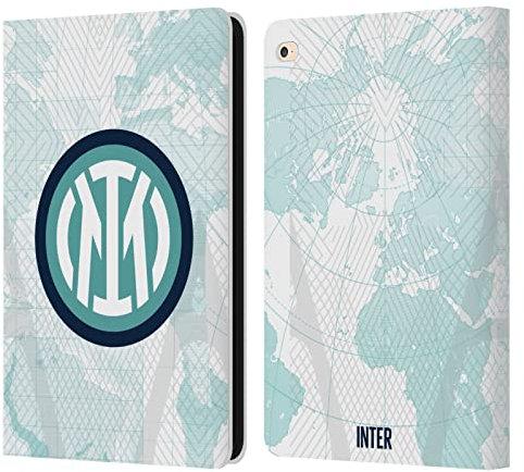 Head Case Designs Licenciado Oficialmente Inter Milan Lejos Kit De Escudo 2022/23 Carcasa de Cuero Tipo Libro Compatible con Apple iPad Air 2 (2014)
