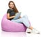 Aiire Relaxo Sitzsack Kinder mit Fullung - Bean Bag Chair für Erwachsene, Jungen und Kinder - Bodenkissen Grob, Chill Sessel für Kuschelecke – Gaming Sitzsäcke Rosa