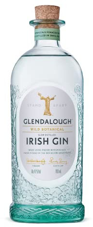 Glendalough, Wild Botanicals Gin Irlandese, Distallazione Lenta, con Botaniche Selvatiche Raccolte a Mano, 41% Vol., Bottiglia da 700ml