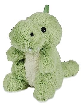 Warmies Plush Green Baby Dinosaur Microwavable Weighted Teddy with French Lavender Scent, Hot or Cold for Cool Relaxation and Warm Relief