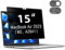 STARY Removable Privacy Screen Protector MacBook Air 15 Inch (2023-2025, M2, M3, M4)- A2941 A3114, Anti Glare Blue Light Mac Air 15.3 Laptop Black Private Filter