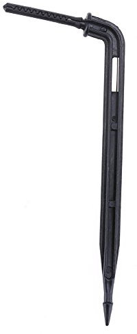 JDXFENG 50pcs Bend Dripper Micro Gotas de riego por goteo Emisores Hogar Jardín