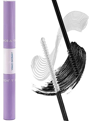 Lash Glue Bond and Seal, Eyelash Cluster Lashes Extension Glue for DIY Individual Eye Lash Extensions Clear Super Strong Hold 72 Hours Waterproof Mascara Wand Eyelash Glue for Sensitive Eyes
