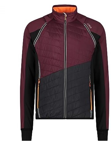 CMP Herren Light Softshell Jacke, Antracite-Burgundy, 54