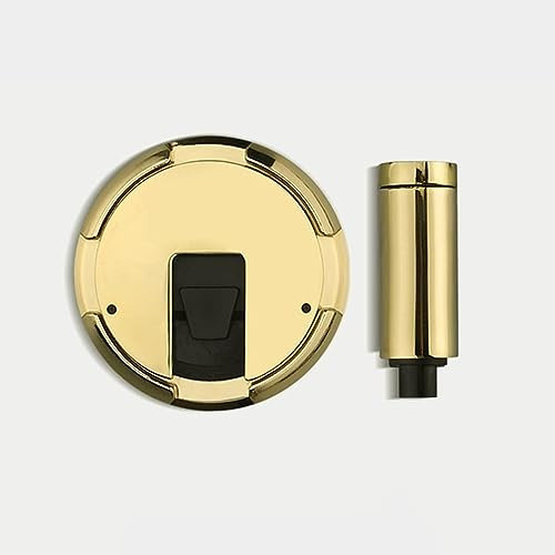 Machinery Door Stop Heavy Duty Stopper for Door Hidden Hole Installation,Removable and Adjustable Door Stop (Color : Gold Plated)