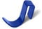 Pedestal Gancho Mount | Práctico soporte para cables, auriculares, altavoces pequeños traseros muebles de TV | Se adapta al soporte de TV excepto el Linked Tall (Azul)